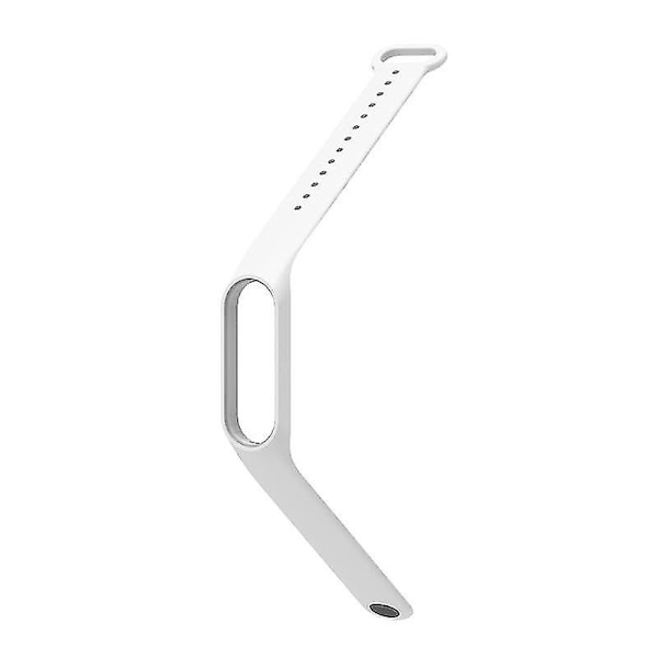 Mjuk TPU-klockarmband för Xiaomi Mi Band 7, justerbart armband White, White S Xiaomi Mi Band 7