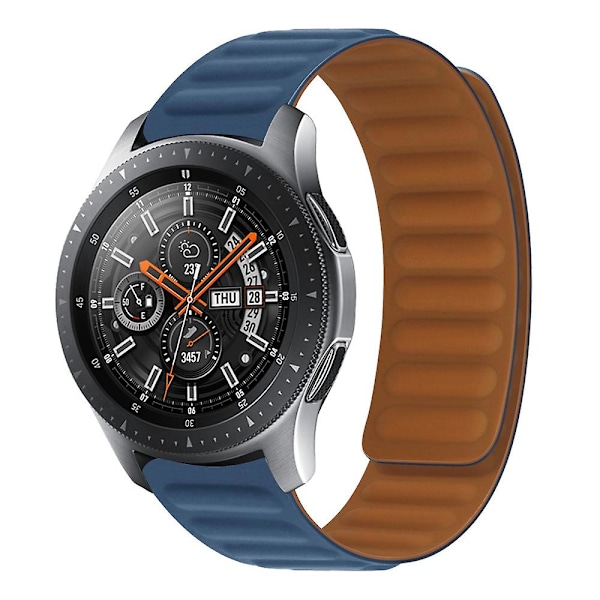 22mm Silikon Magnetiskt Armband För Huawei Watch GT2 Pro Dark Blue