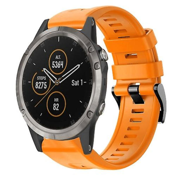 Garmin Fenix ​​5 metallisoljelle, yksiväriselle watch BCC Orange