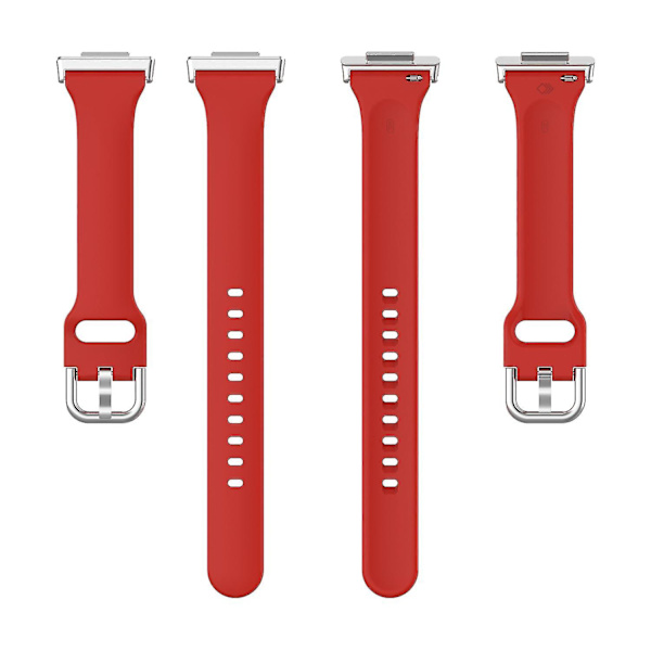 Silikonarmband för Huawei Watch Fit 2, snabbfrigörande sportarmband, ersättningsarmband Red, Red G Huawei Watch Fit 2