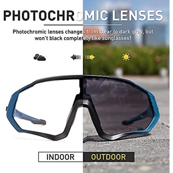 Pyöräilylasit Miesten Photochromic Aurinkolasit Naiset Mtb Maastopyörä Polkupyörä color 7