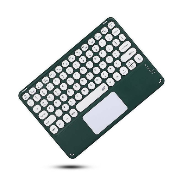 Bluetooth-tastatur med stativdeksel for Ipad Air 4 10,9" Dark Green