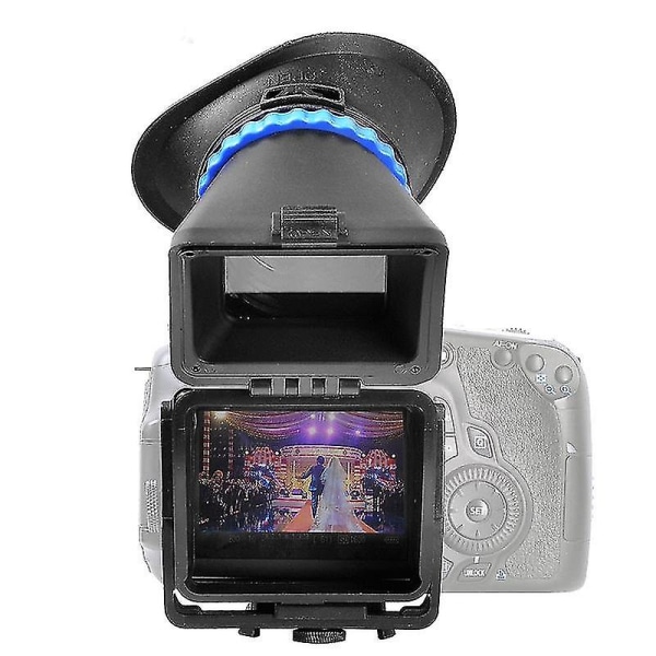 Mcoplus 3.0x LCD-sökare Luppar Förstoringsglas Viewer Extender Huva 3 tum 3,2 tum LCD-skärm för Canon Nikon Sony Olympus