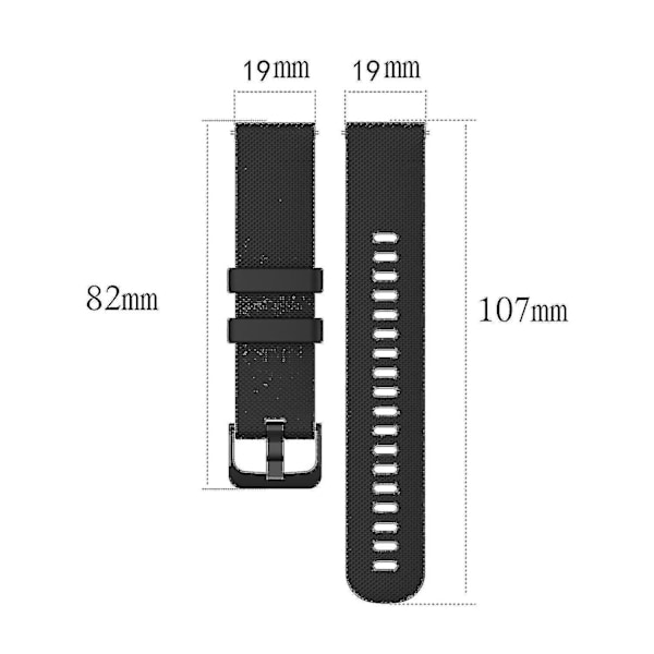 Universell gittertekstur erstatning for Xiaomi Haylou Solar LS01/ID205/Willful SW021 Beige, Beige F Other Smartwatch Model