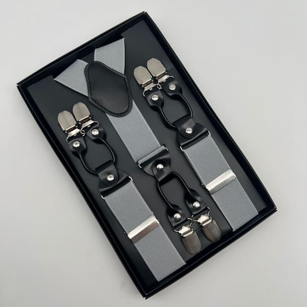 Skjorteholder for menn - 3,5 cm 6 klips (07)