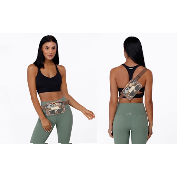 Klar Fanny Pack Bältesväska Midjeväska Crossbody Väskor Bum Bag För Kvinnor Träning Shopping Resor Gul