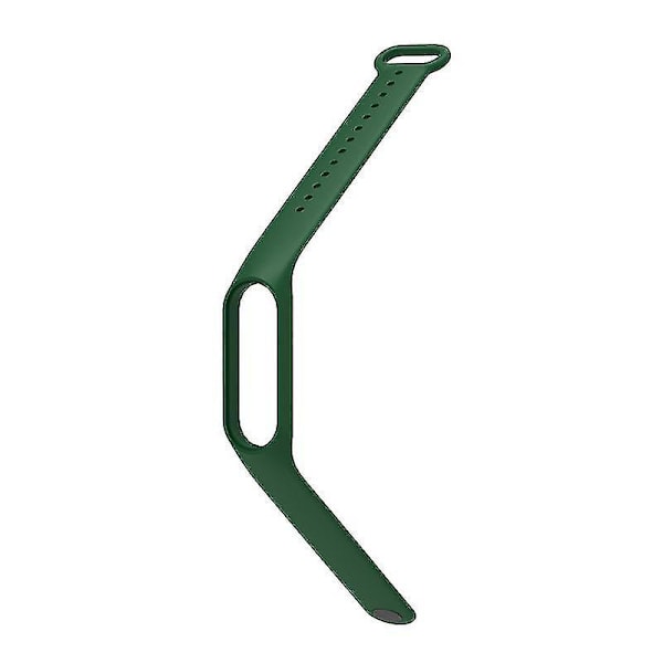 Mjuk TPU-klockarmband för Xiaomi Mi Band 7, justerbart armband Dark green, Blackish Green J Xiaomi Mi Band 7