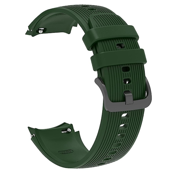 Til Oppo Watch X Udskiftning Blød Silikone Rem Justerbar Urrem Army Green