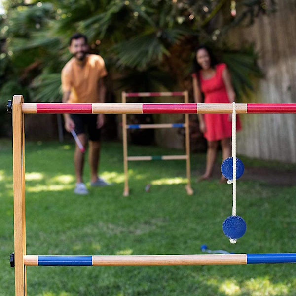 Tikaspallopeli Ladder Ball Replacements Nurmikon puutarhan ulkona heittopeli Red