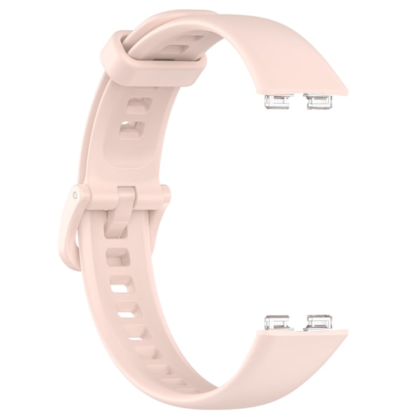 Reserve Watch Band 24mm PU Lær Watch Strap For Huawei Band 8 Light Pink