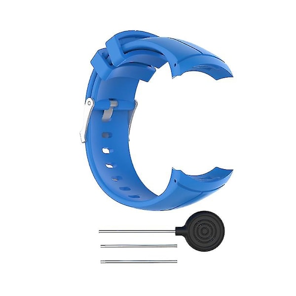 Armbånd til Suunto Spartan Ultra Silicone Smart Watch Band Anti-ridse rem Blue