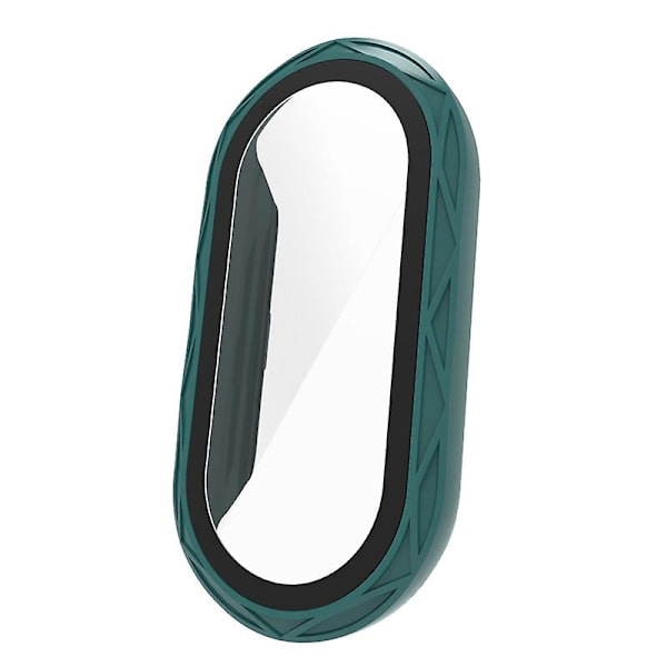 Watch Hard Case för Mi-Band 8 Screen Bumper-Shell Protector-Stötsäkert hölje Pine Needle Green
