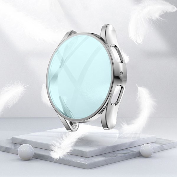 för Smart Watch Housing Bumper Soft Cover Ram för Case för Shell för SamsungGa Silver 40mm