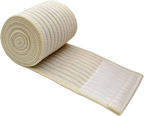 Elastisk knæbind kompressionsbandage støtte, 150cm x 7.5cm (Beige)