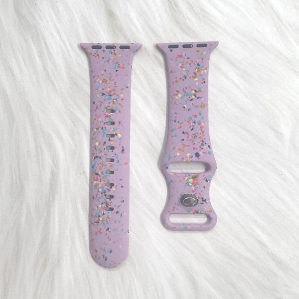 Band för Apple Watch Strap Ultra 2 49mm/Series 9 8 7 45mm/SE (2023) SE (2022) 6 5 4 SE 44mm/3 2 1 42 Purple G Apple Watch Ultra 2 49