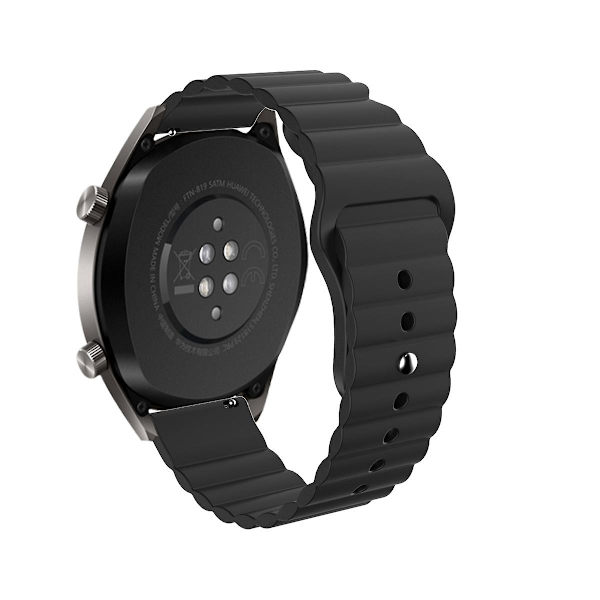 20mm älykellon ranneke Huawei Watch GT2 42MM/Huami Amazfit Watch Youth Edition - Koralli Black A Huawei Watch GT 2 42mm