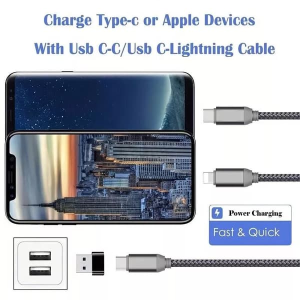 Adapter - USB till Typ C 2.0 A Hane Konverter OTG (5 st)