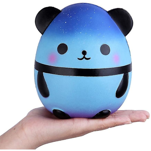 Jumbo Squishies Panda Squishy Lelut Kawaii Söpöt Panda Squishy Reliever -lelut pojille ja tytöille Syntymäpäiväjuhlatarvikkeet Blue