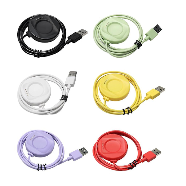 Usb-ladekabel lader strømforsyningsbrakett-adapter for Watch 3/3 Pro/2/1/se Green