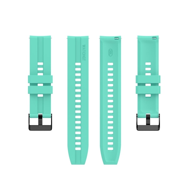 For Huawei Watch GT 2 42mm Watchband med sort spænde Aurora Blue