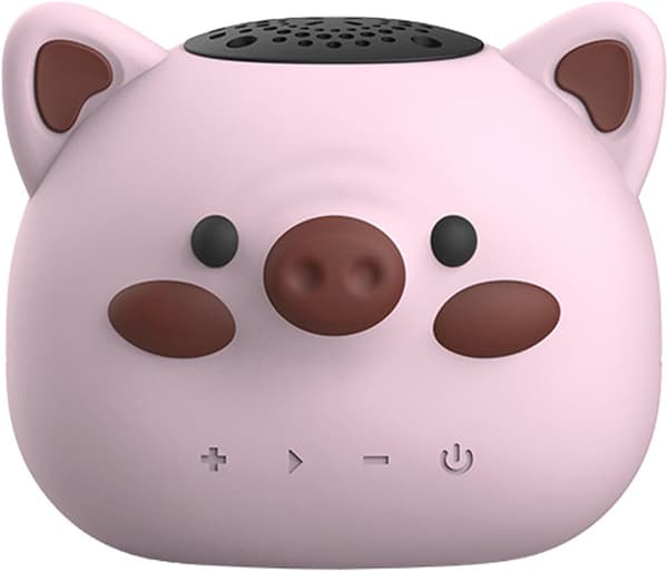 Bluetooth-høyttaler Tk450, IP65 vanntett med håndvarmerfunksjon (gris)