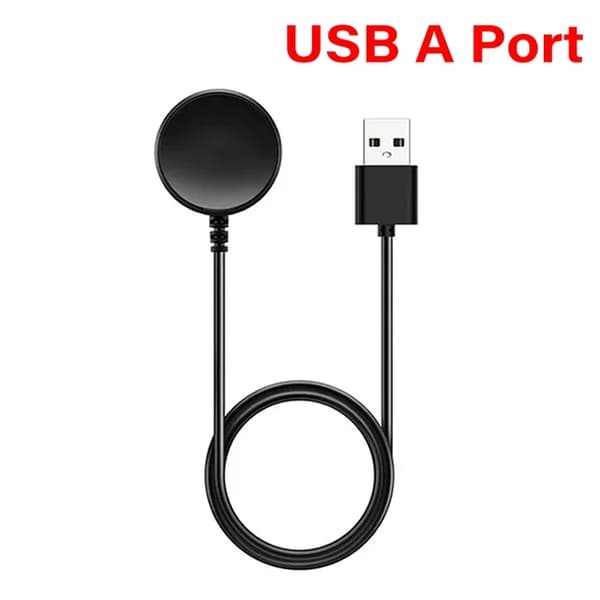 Lader for Samsung Galaxy Watch 7 5Pro 5 4 3 Active 2, USB 100 cm