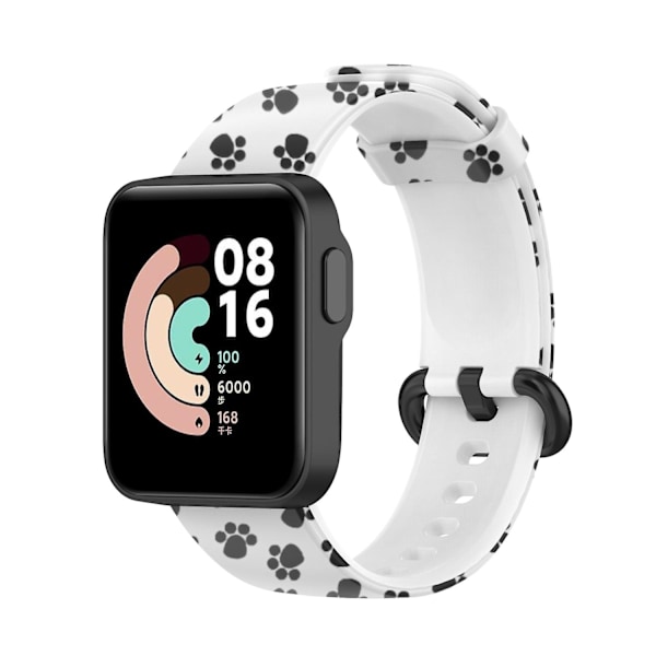Mønstret trykt urrem i silikone, justerbar smart watch rem til Xiaomi Redmi Watch/Mi Watch Lite Multicolor B Other Xiaomi Models