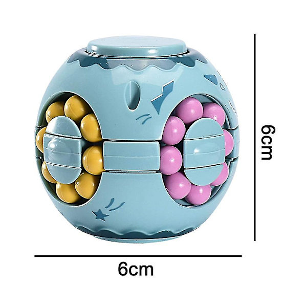 2 i 1 roterende spinner Magic Bean Infinity Cube Stress Relief Ball 3