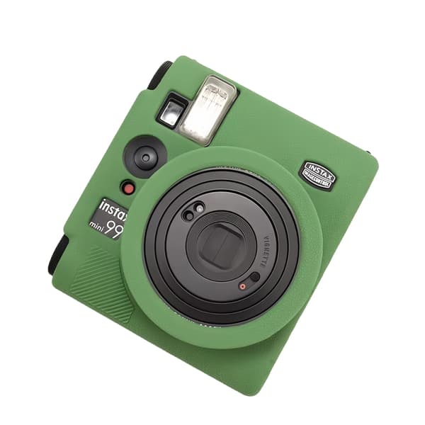 Fodral - För Instax Mini 99 Instantkamera, Silikonskydd (Grön)