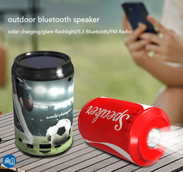 Coluna Bluetooth Kompakti Bluetooth 5.3 Stereokaiuttimet (Musta)
