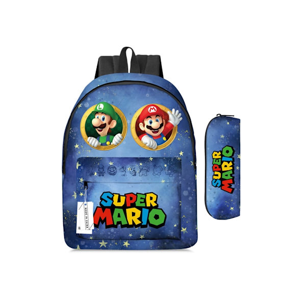 Mario Student Ryggsäck Tvådelad Set-B-15