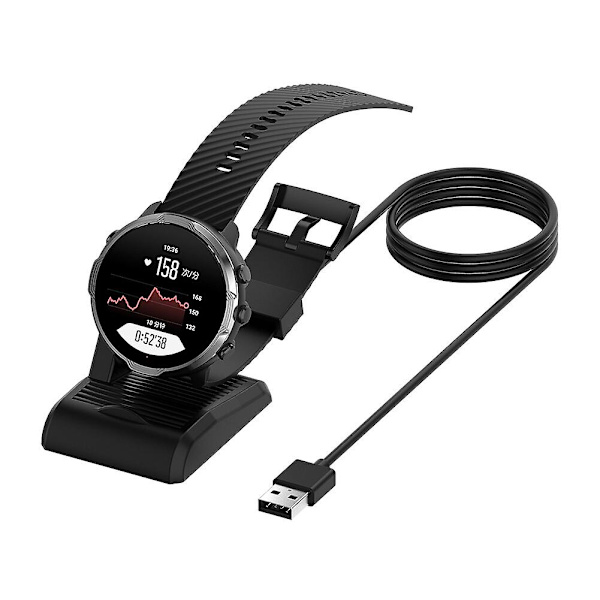 Usb-laderkabel for Suunto 7 Smartwatch erstatning for ladestativ Adapter Cradle Ladedokking