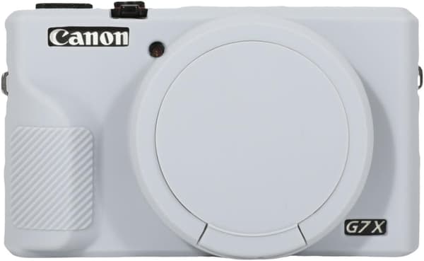 Etui - For Canon Powershot G7X Mark Iii digitalkamera, med avtakbart linsedeksel (grå)