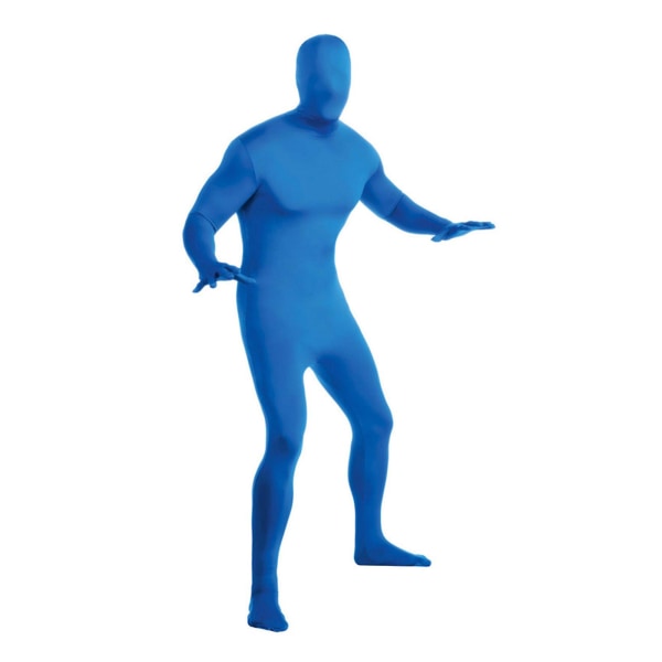 Spandex-dress Hel Jumpsuit, Voksen Herre Dame Tights Dress Halloween Kostymer 170cm Light blue