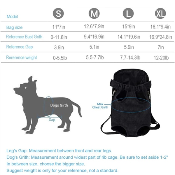 Hundebærer Rygsæk Mesh Hundebærer Taske Udendørs rejserygsæk Åndbar Bærbar hundebærer til hunde Katte pink S