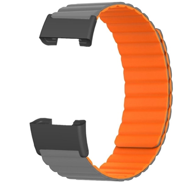 Silikonarmbandsbälte för Redmi Watch/Mi Watch LITE Watch Magnetrem Gray orange