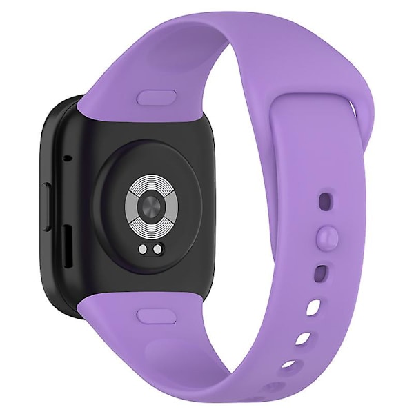 Silikoneurrem til Xiaomi Redmi Watch 3/Mi Lite Watch 3 Blød rem Hurtigudløser urrem Purple
