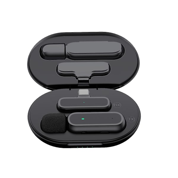 K61 En-til-en trådløs lavaliermikrofon, spec: Type-c-interface