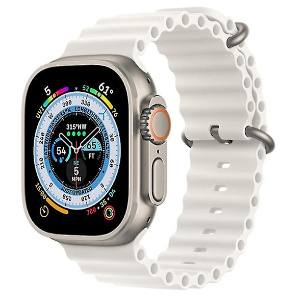 Remme til Apple Watch Series 8/7 41mm/Series 6/5/4/SE/SE (2022) 40mm/Series 3/2/1 38mm Ocean Starlight A Apple Watch SE (2023)