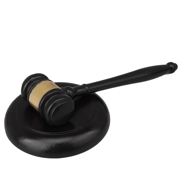 Puinen kovapuinen nuija-äänilohko asianajajan tuomarin lahjahuutokauppakokoukseen - BQLZR