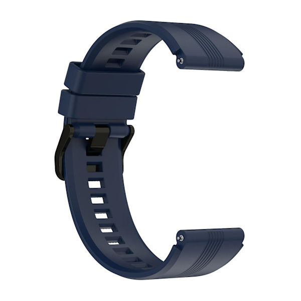 For Honor Watch GS 4 Pehmeä Silikoni Ranneke 22mm Vaihdettava Ranneke - Tummanvihreä Midnight Blue