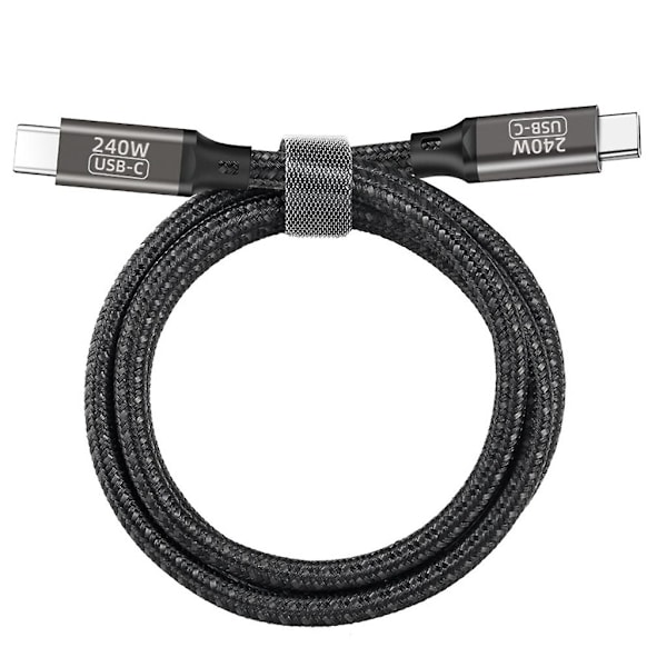 Pd240w hann-hann Type-c til Type C datakabel 5a 48v Qc3.0 hurtiglading kabel