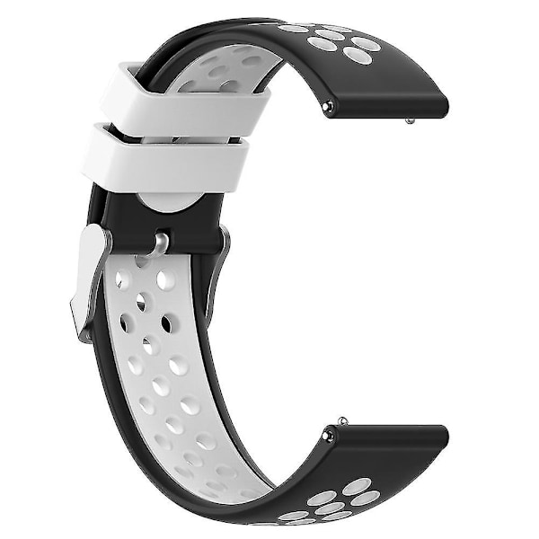 For Samsung Galaxy Watch 5 40mm/44mm/5 Pro 45mm Watch Band Watch Strap Replacement Watchband Black White B Samsung Galaxy Watch 5