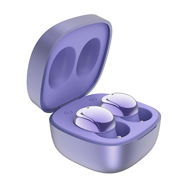 Mini In-ear Bluetooth Headset Trådløst For Mobiltelefon Nettbrett Electroplating purple