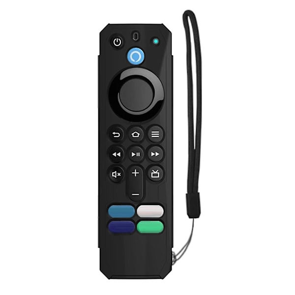 Støtsikkert fjernkontrollholder-skall for Alexa Voice Remote 3. generasjons fjernkontrollpose