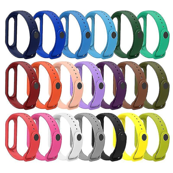 Mjuk TPU-klockarmband för Xiaomi Mi Band 7, justerbart armband Pink, Pink P Xiaomi Mi Band 7