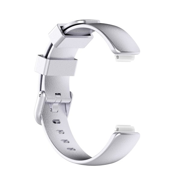 Til Fitbit Inspire 2 TPE-urrem S Silver