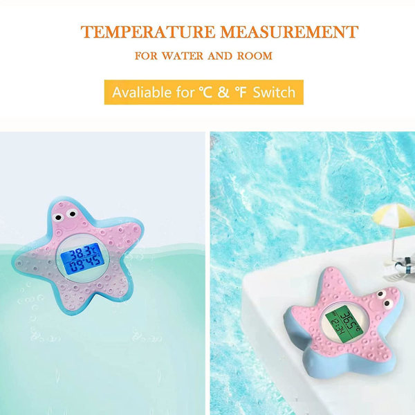 Babybadetermometer, babybadekarsikkerhedstemperaturtermometer, digitalt termometer