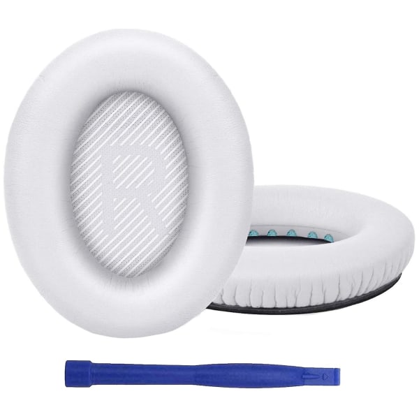 Øreputer Erstatning av puter for Bose Quietcomfort 35 / Qc35 Ii White