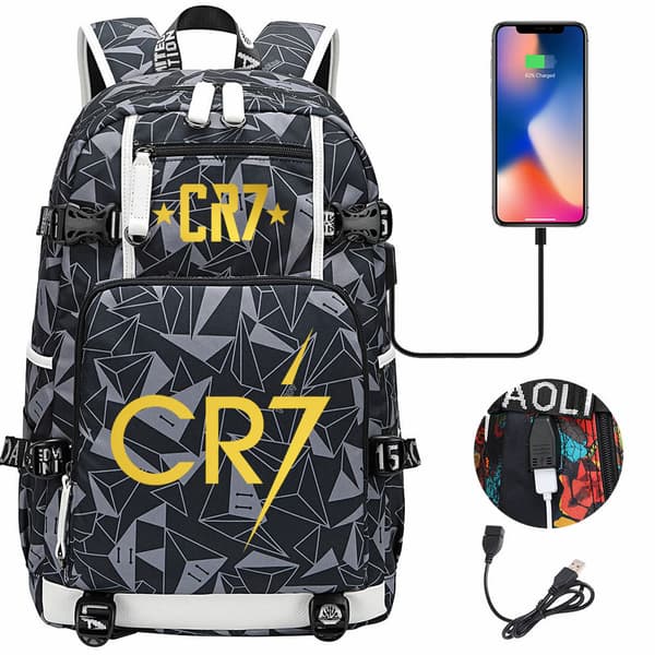 Reppu - Cr7 USB-latausportilla (8)